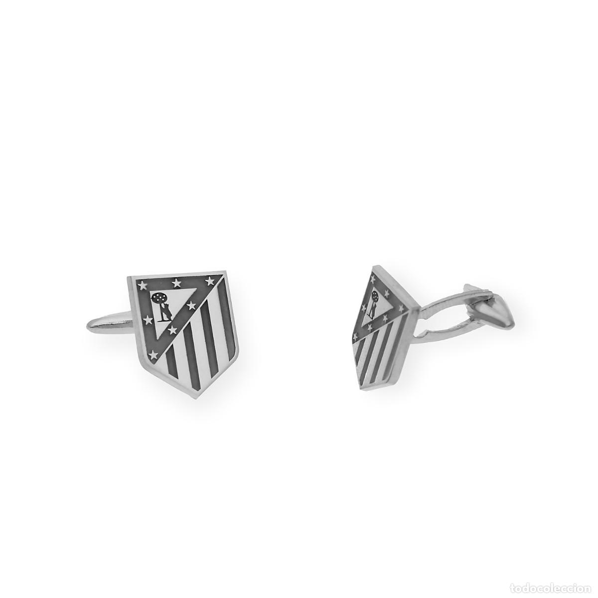 Antig&uuml;edades: Gemelos del Atl&eacute;tico de Madrid en Plata de Ley 925 - Foto 2