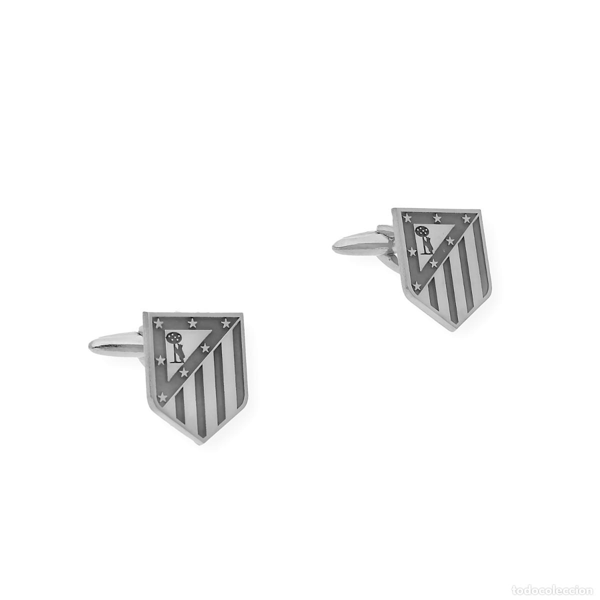 Antig&uuml;edades: Gemelos del Atl&eacute;tico de Madrid en Plata de Ley 925 - Foto 3
