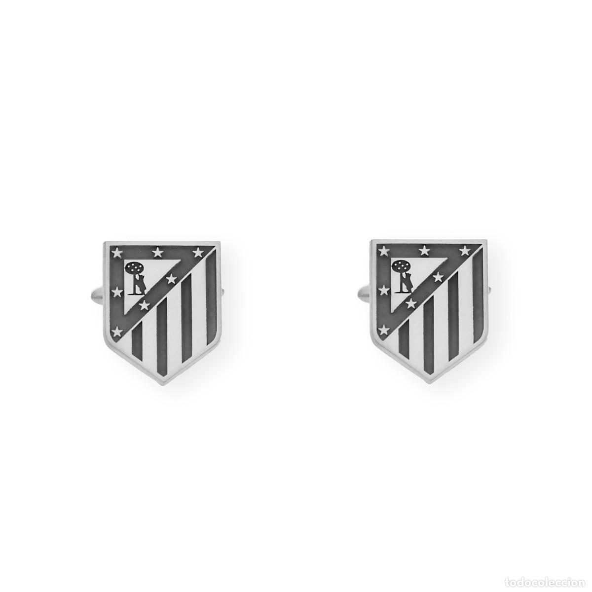Antig&uuml;edades: Gemelos del Atl&eacute;tico de Madrid en Plata de Ley 925 - Foto 4