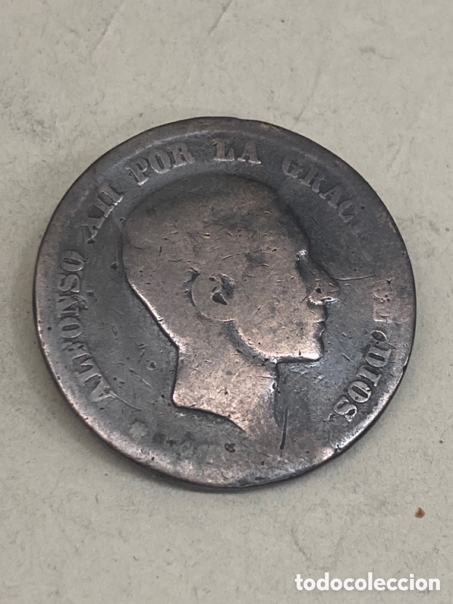 Antig&uuml;edades: Moneda 10 c&eacute;ntimos 1870 X27 - Foto 1
