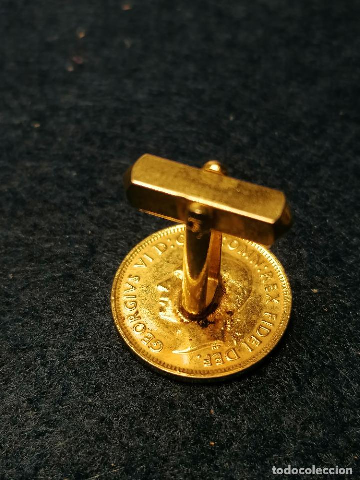Antig&uuml;edades: GEMELO ANTIGUO FARTHING 1950 MONEDA - Foto 4