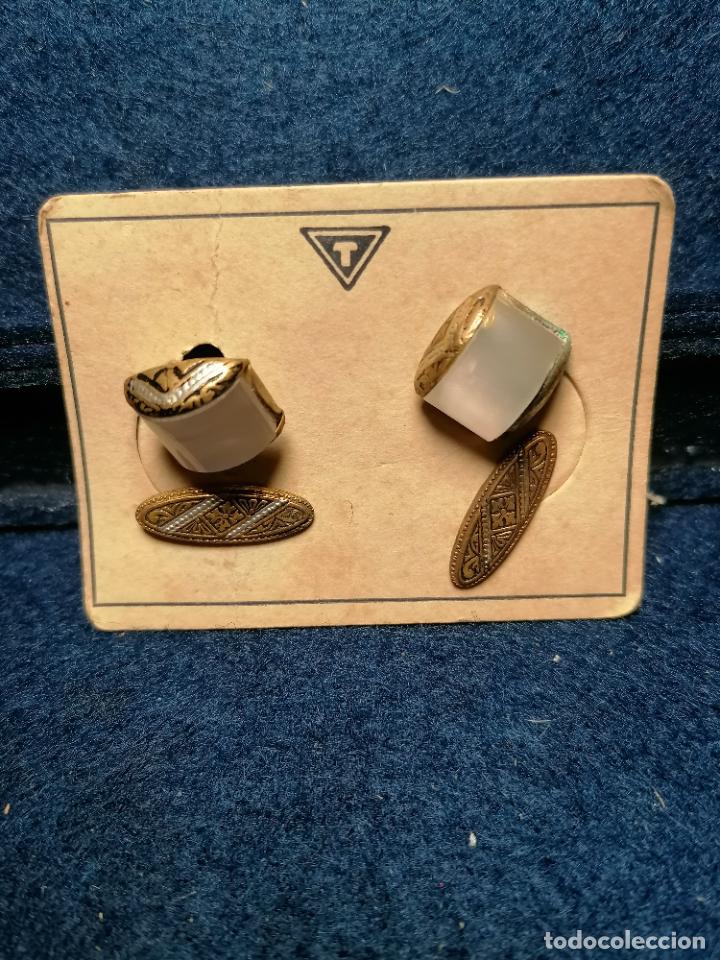 Antig&uuml;edades: GEMELOS ANTIGUOS CON CADENA - Foto 1