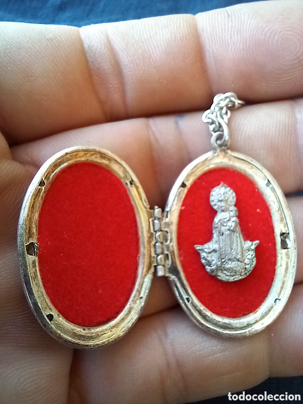 Antig&uuml;edades: COLGANTE CON VIRGEN - Foto 9