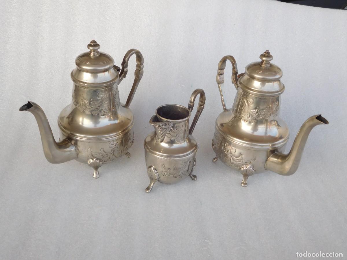 Antig&uuml;edades: SET CAFETERA TETERA LECHERA - Foto 1