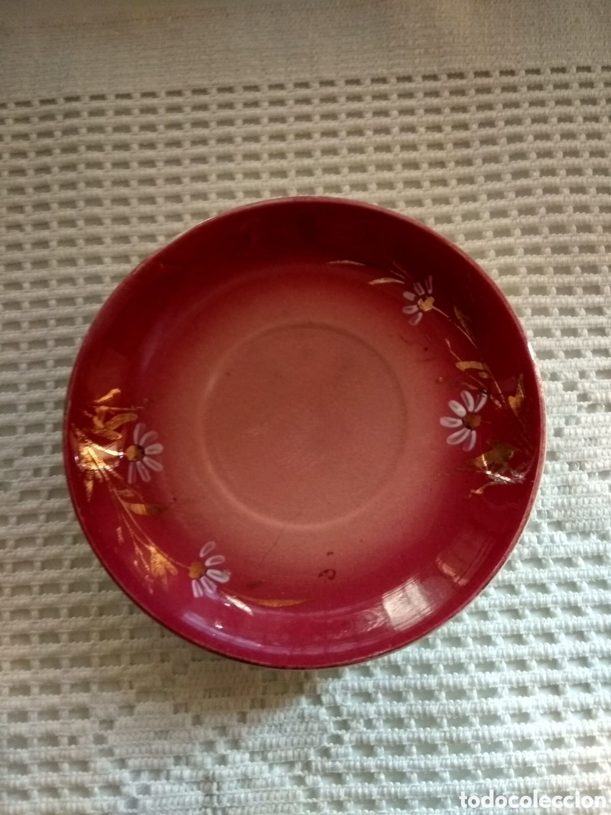 Antig&uuml;edades: PLATO DE CAF&Eacute; . SARREGUEMINES - Foto 1