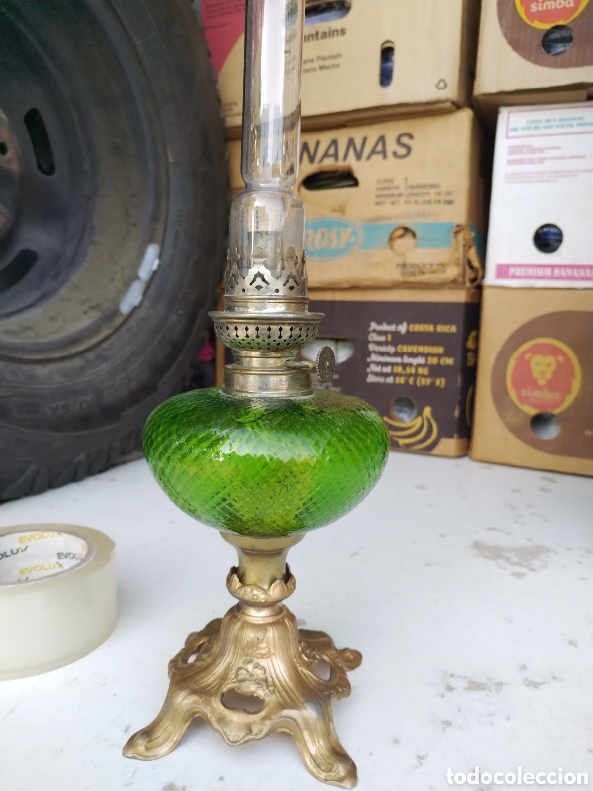 Antig&uuml;edades: QUINQUE METAL Y CRISTAL - Foto 3