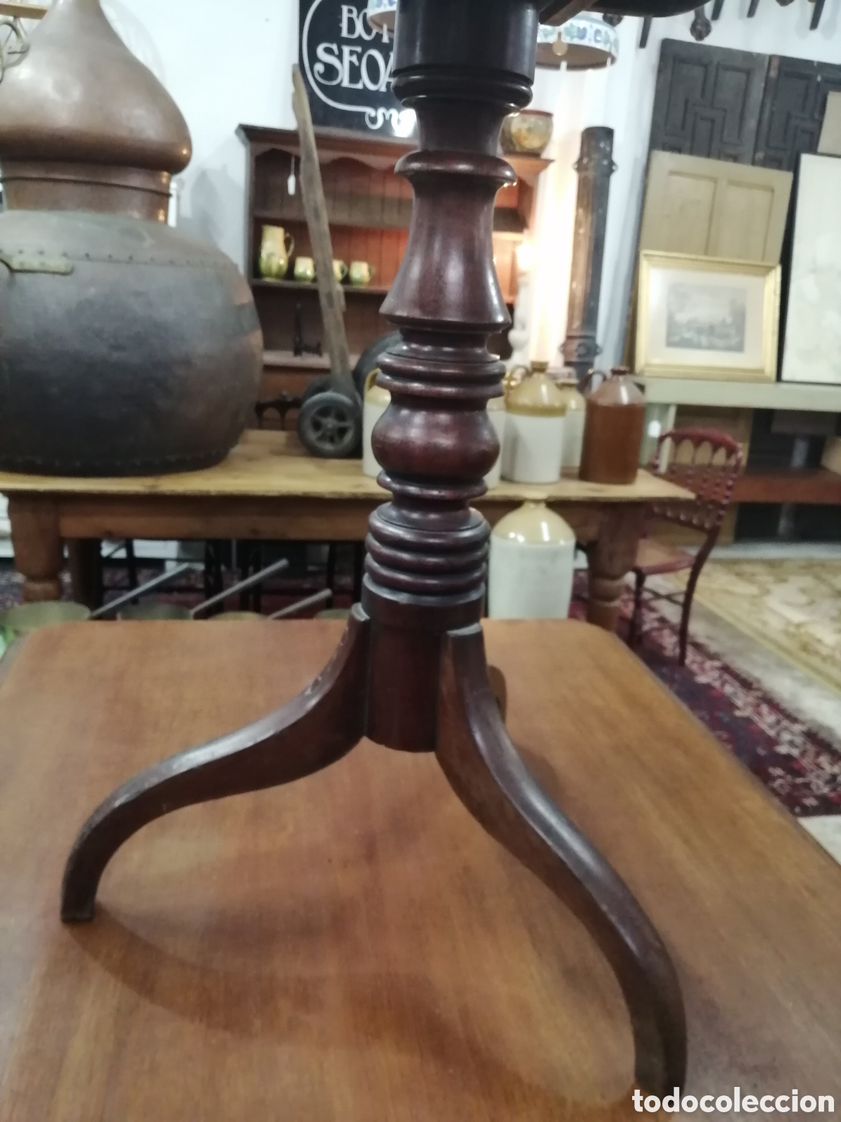 Antig&uuml;edades: Mesa escocesa siglo XIX - Foto 2
