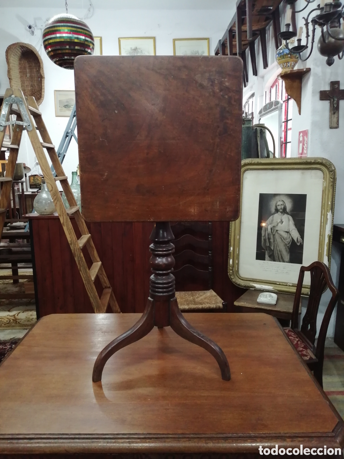 Antig&uuml;edades: Mesa escocesa siglo XIX - Foto 3