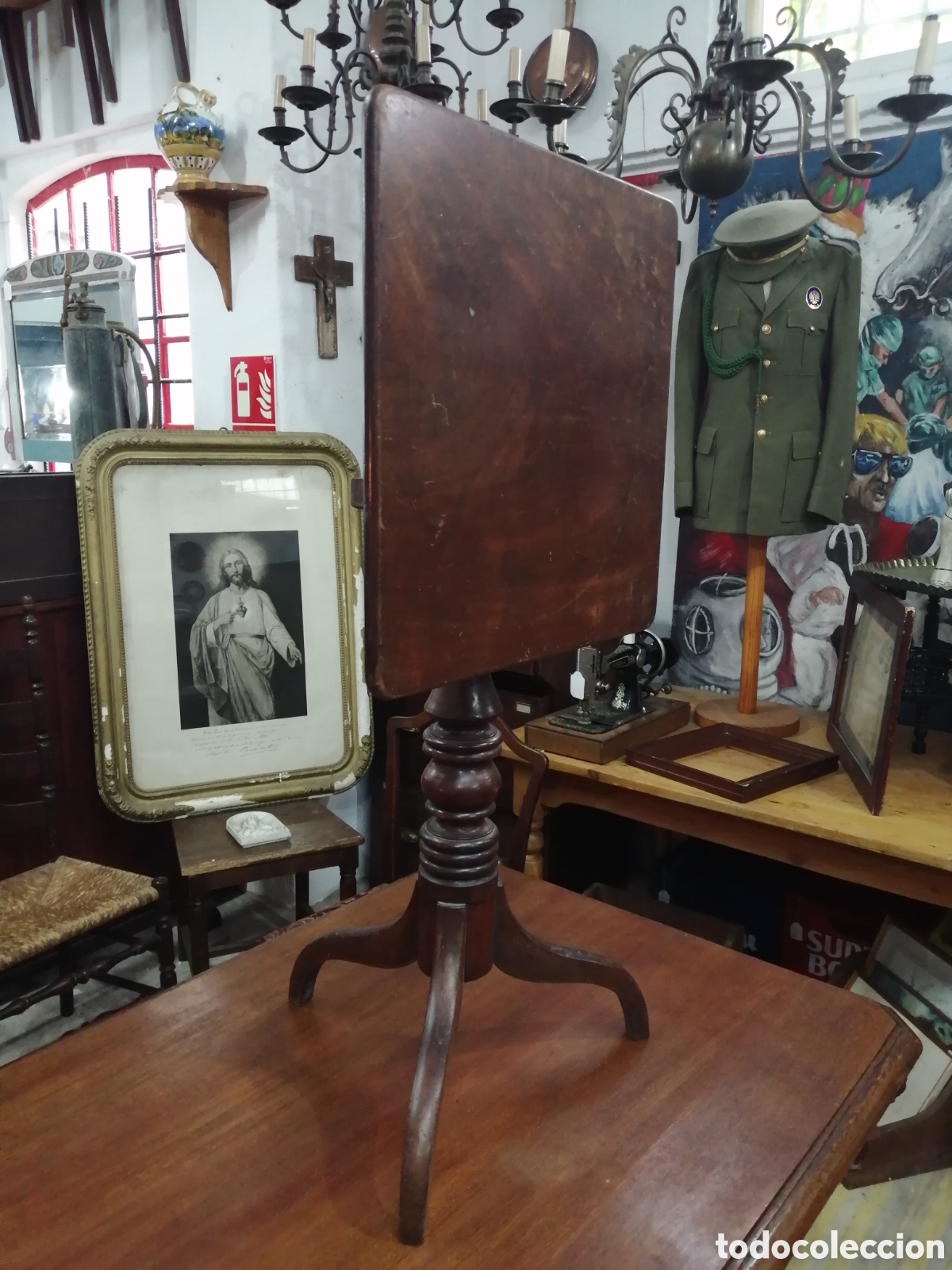 Antig&uuml;edades: Mesa escocesa siglo XIX - Foto 4
