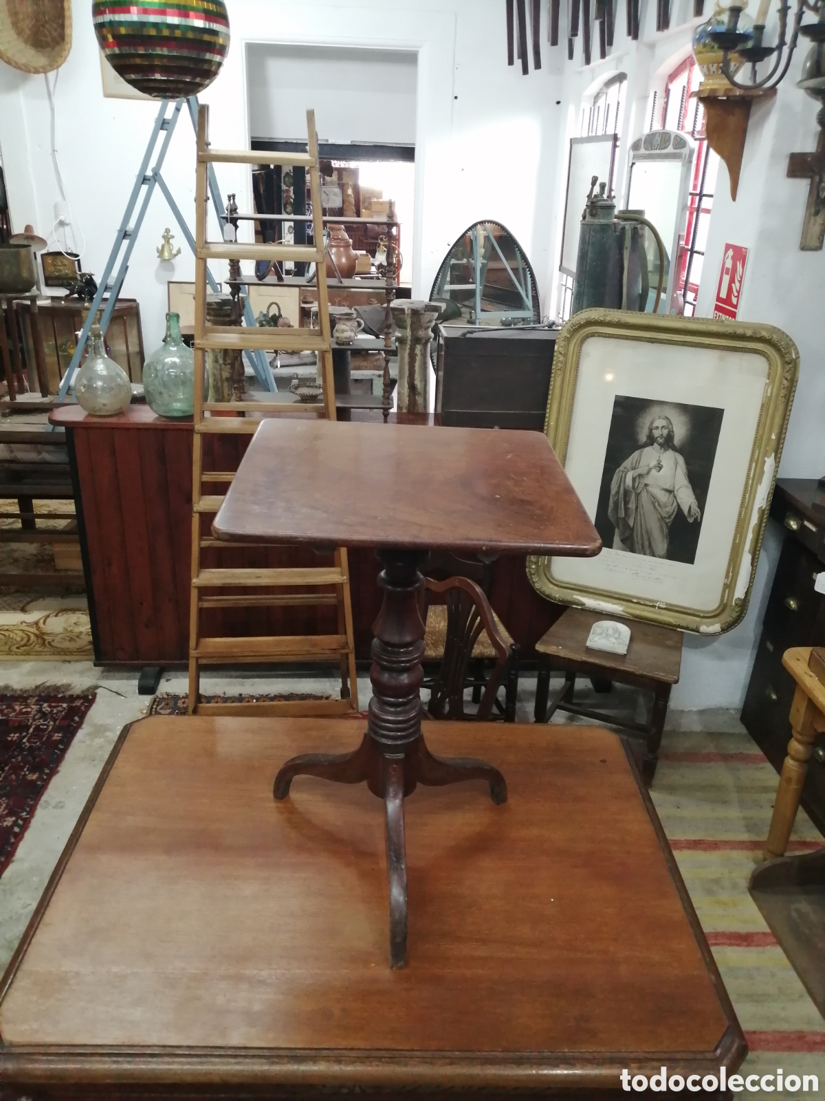 Antig&uuml;edades: Mesa escocesa siglo XIX - Foto 5