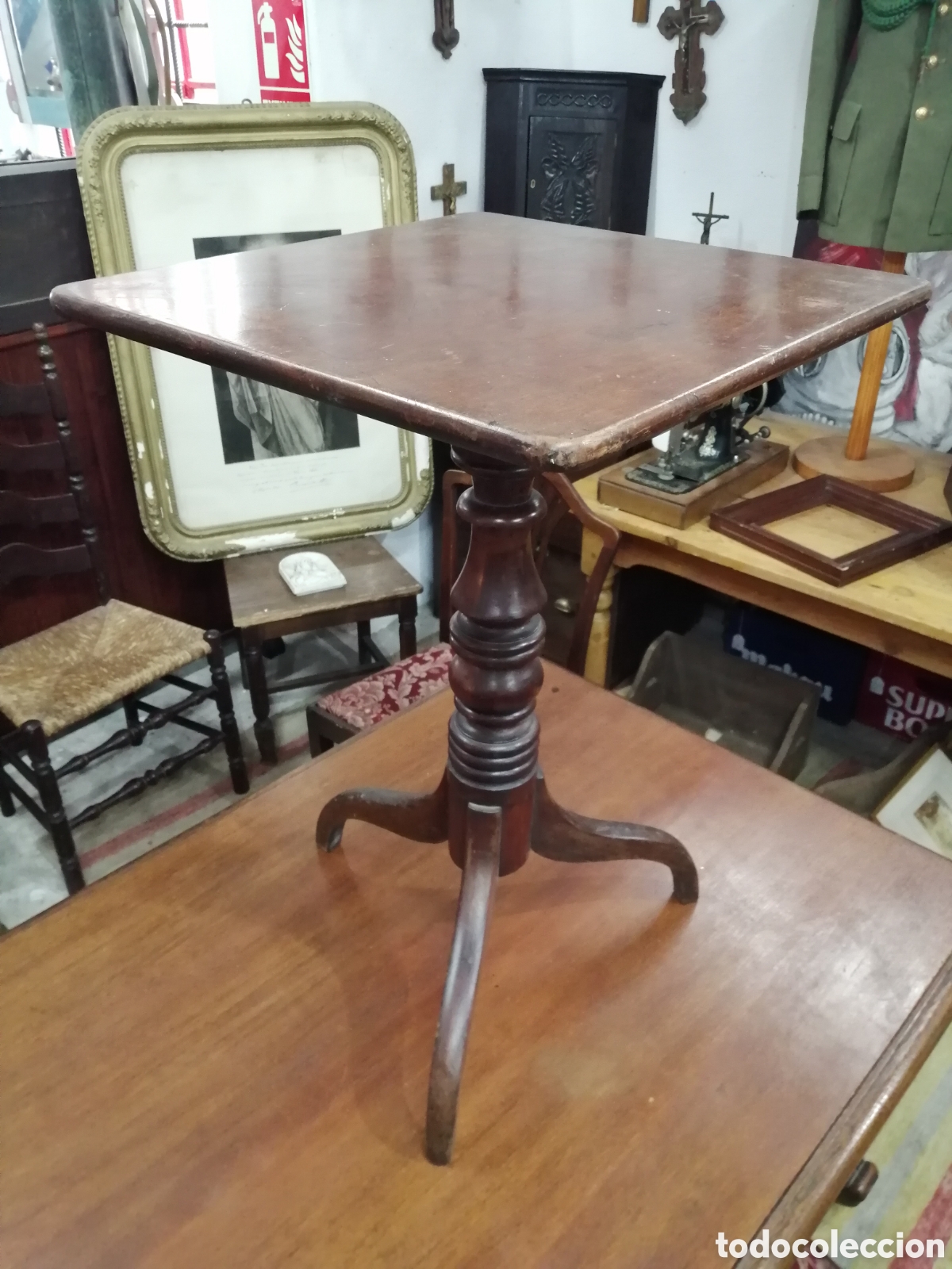 Antig&uuml;edades: Mesa escocesa siglo XIX - Foto 1