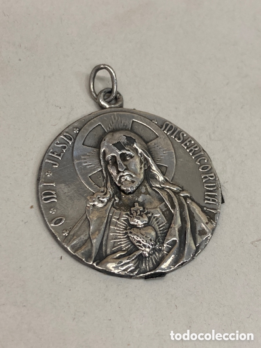 Antig&uuml;edades: Medalla de plata Religiosa C55 - Foto 1