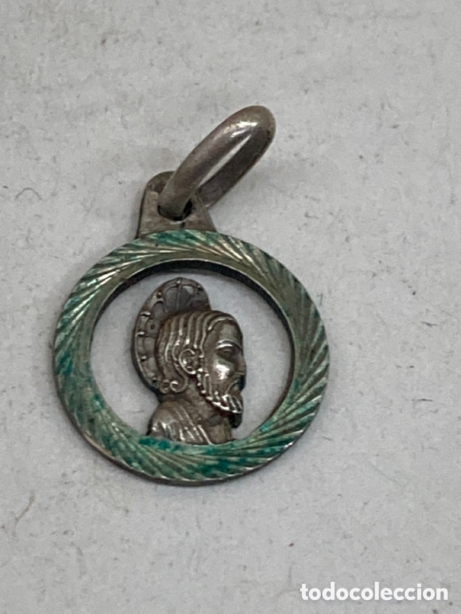 Antig&uuml;edades: Medalla de plata religiosa C56 - Foto 1