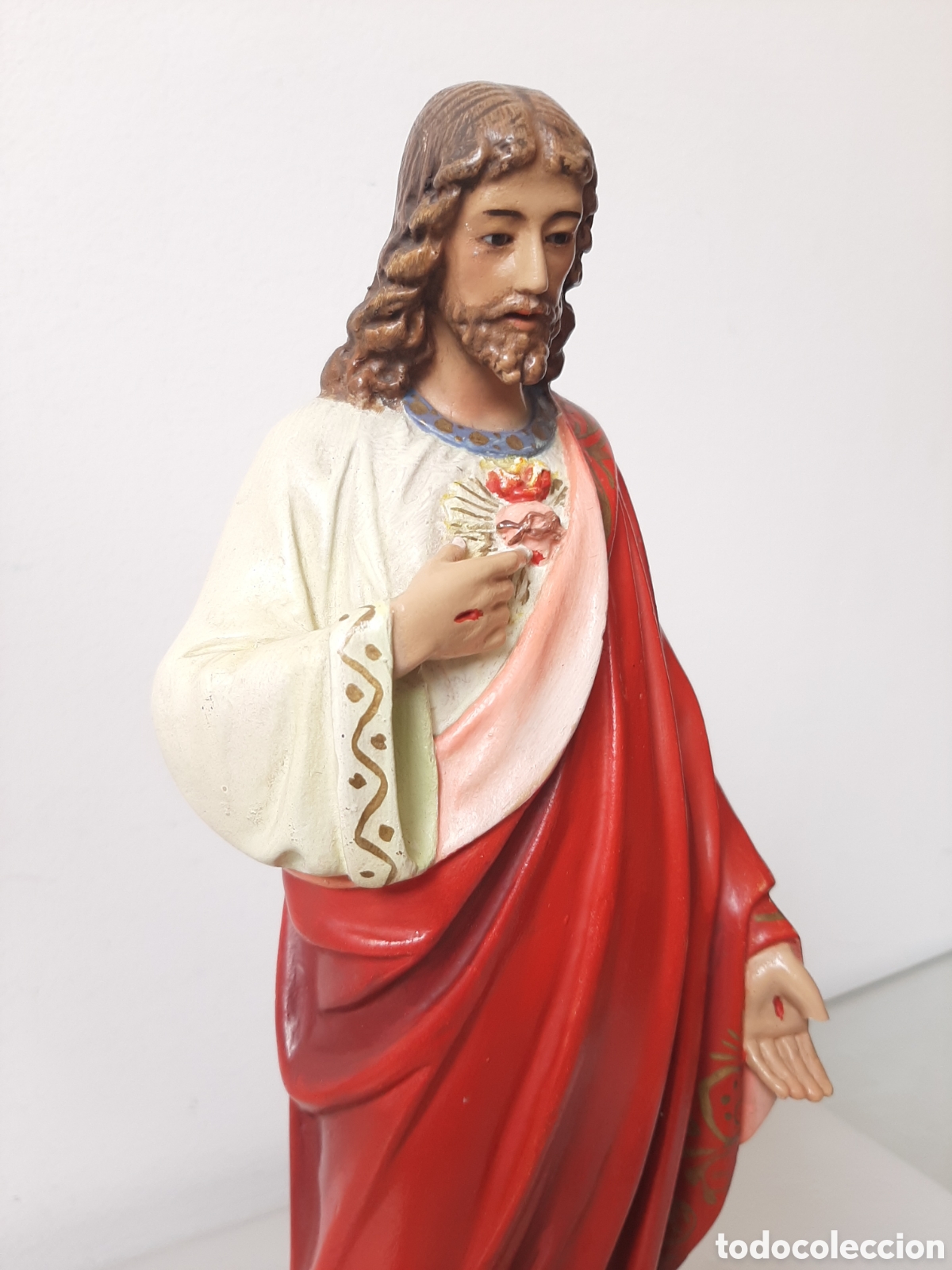Antig&uuml;edades: Talla Escayola Cristo - Foto 2