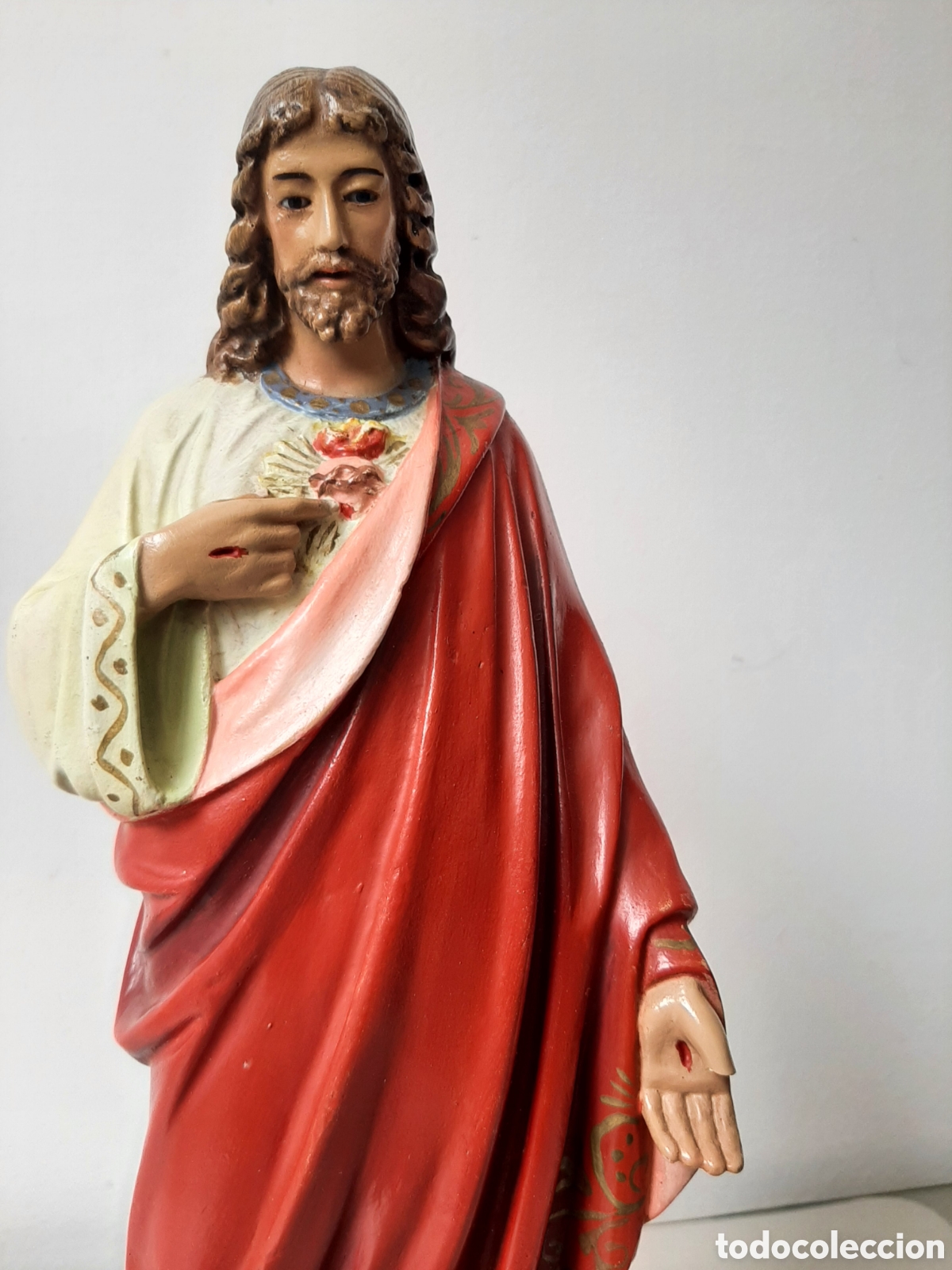 Antig&uuml;edades: Talla Escayola Cristo - Foto 3