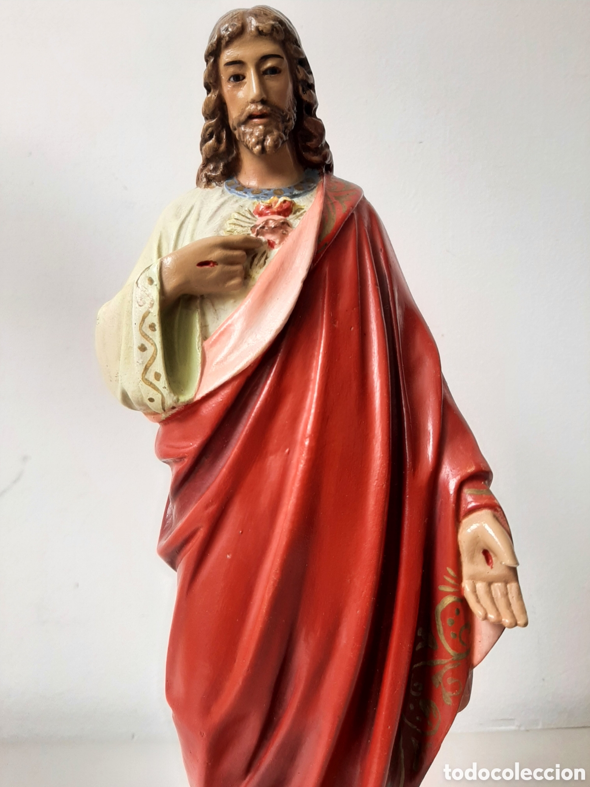 Antig&uuml;edades: Talla Escayola Cristo - Foto 5