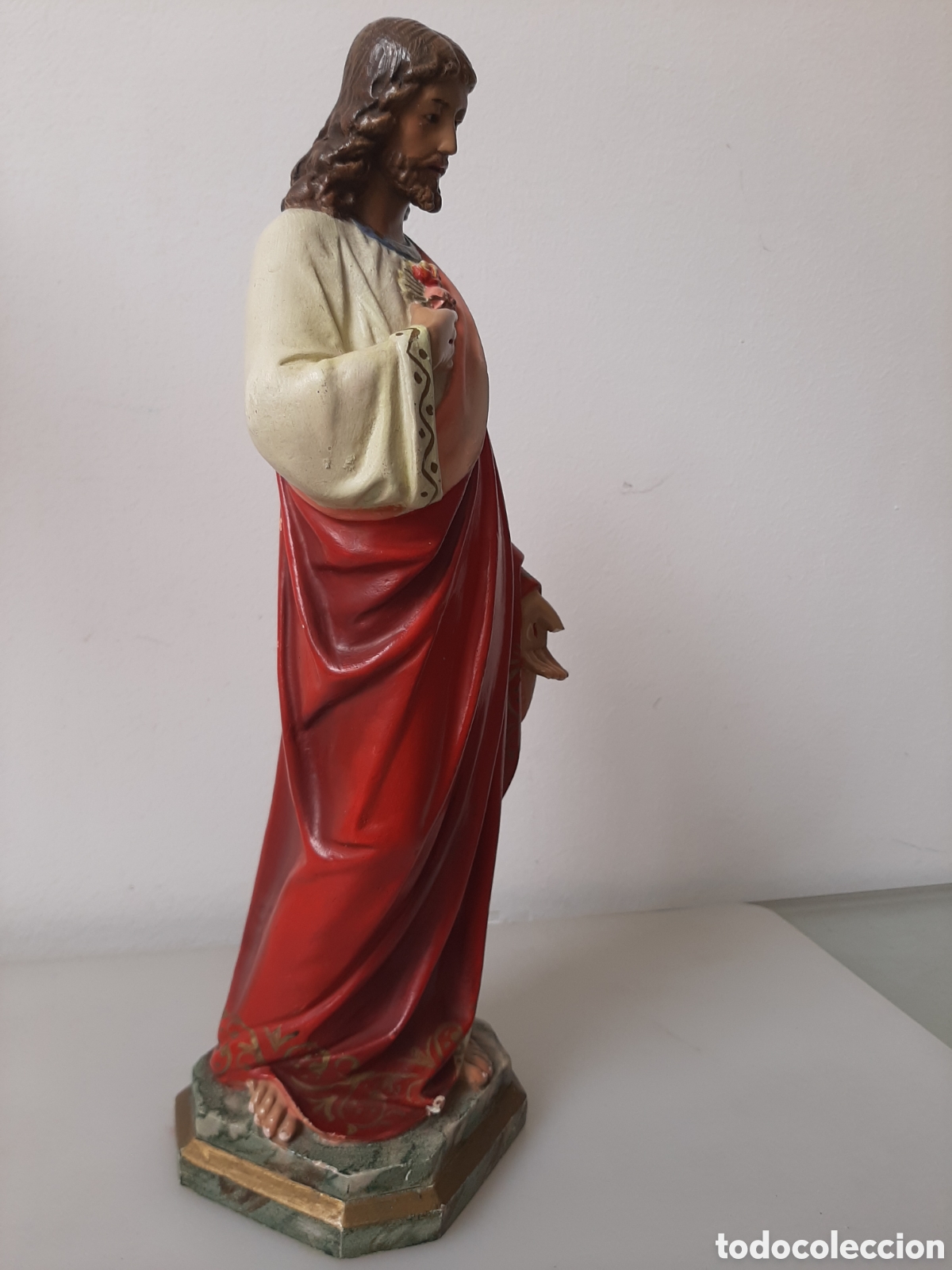 Antig&uuml;edades: Talla Escayola Cristo - Foto 7