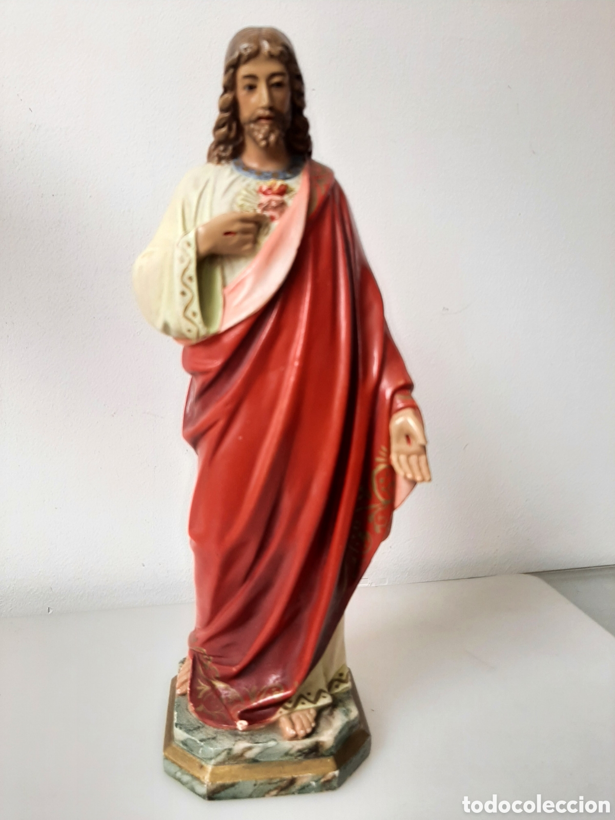 Antig&uuml;edades: Talla Escayola Cristo - Foto 1