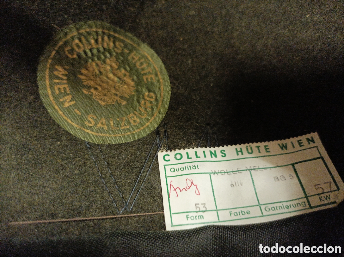 Antig&uuml;edades: Sombrero Tirol&eacute;s Collins-Hute - Foto 9