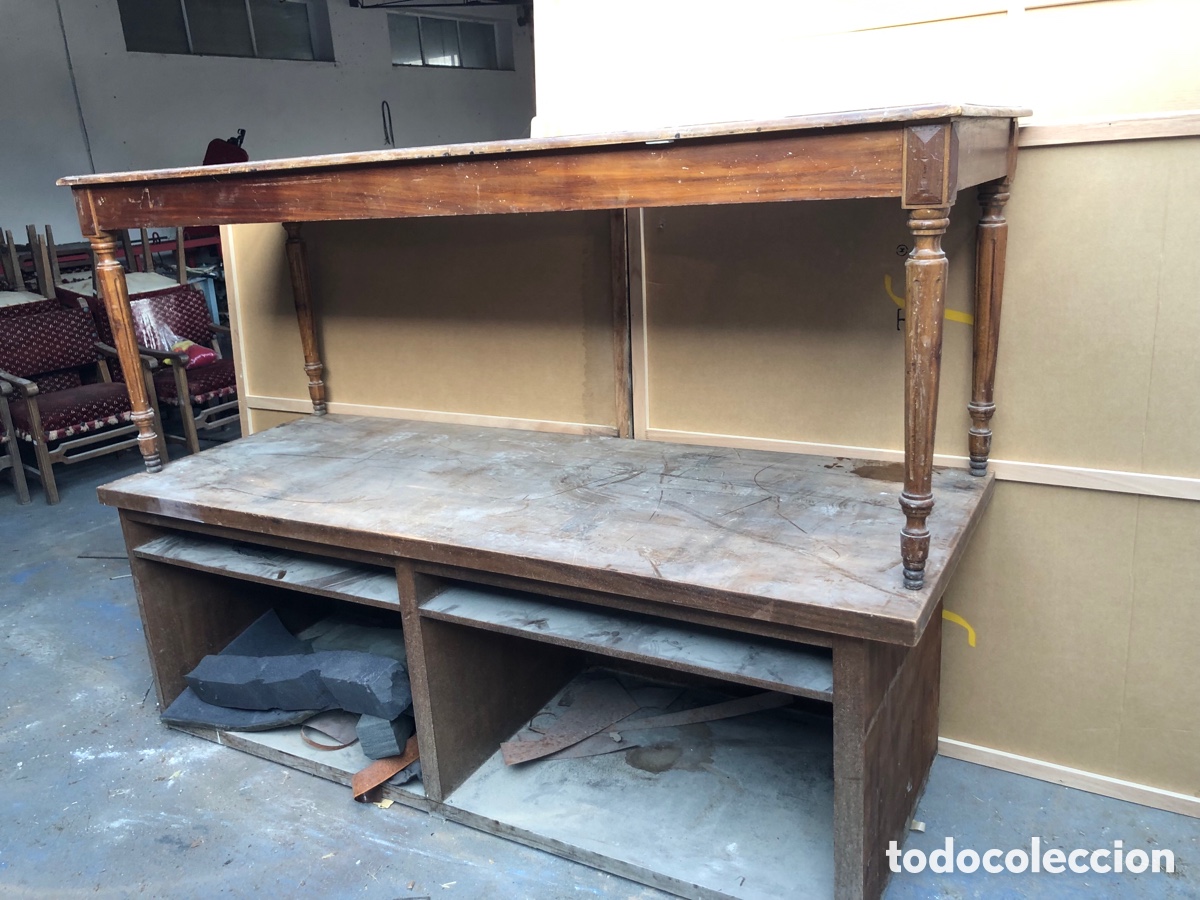 Antig&uuml;edades: Mesa alta rectangular - Foto 1