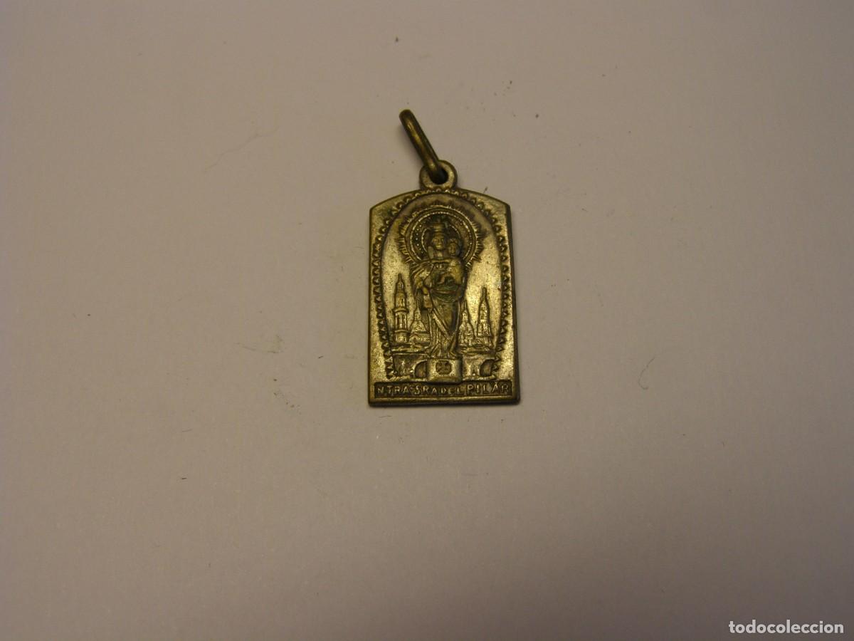 Antig&uuml;edades: Medalla de la N&ordf; S&ordf; del Pilar. - Foto 1
