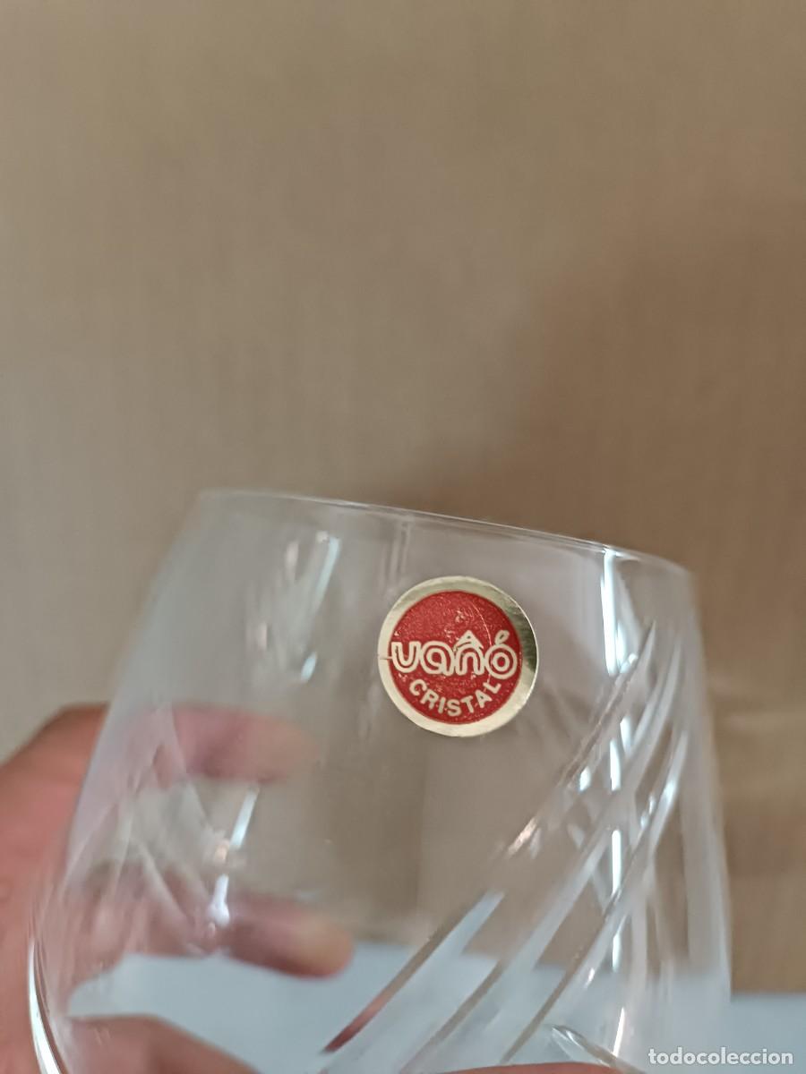 Antig&uuml;edades: Copas vintage de co&ntilde;ac de cristal alem&aacute;n - Foto 2