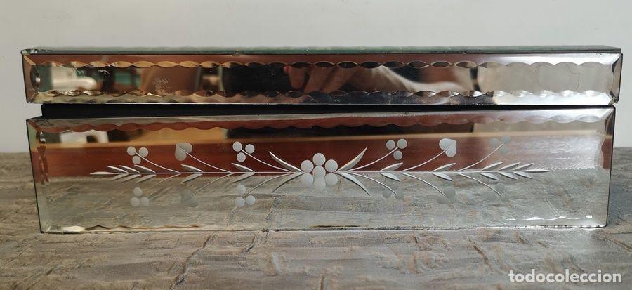 Antig&uuml;edades: Caja Joyero Espejos - Foto 3