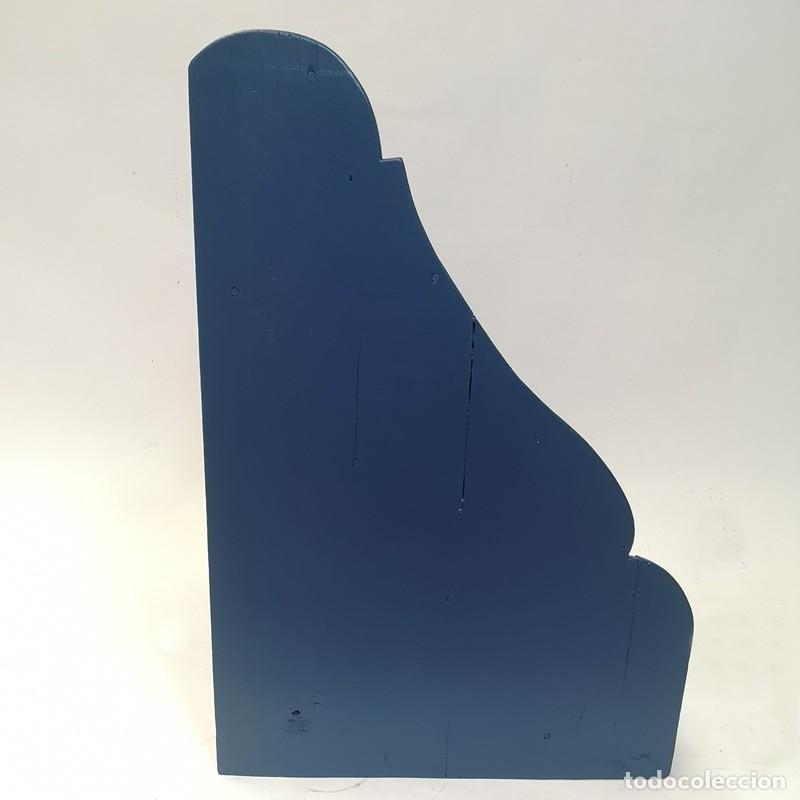 Antig&uuml;edades: Zapatero de Madera Azul - Foto 3