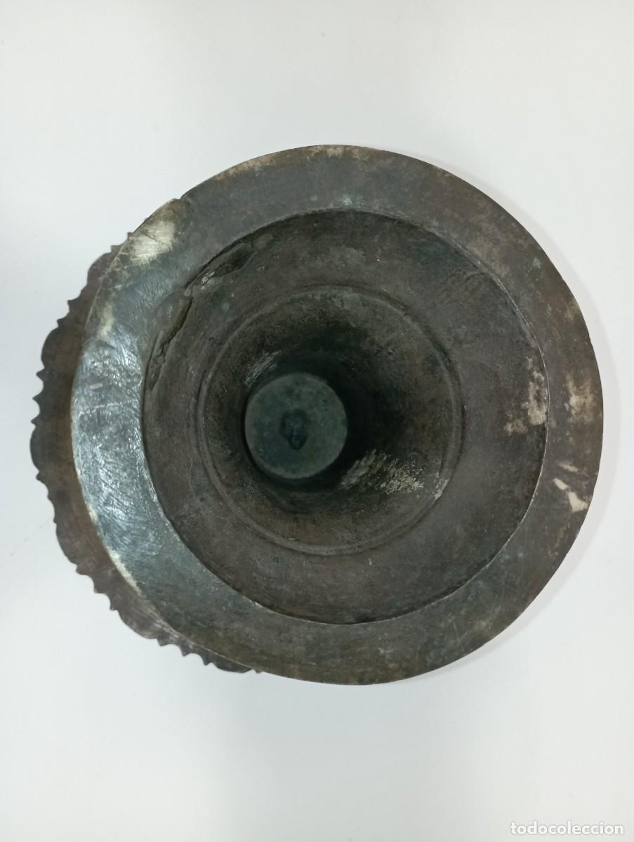Antig&uuml;edades: Antiguo pebetero de bronce del S.XIX. A2 - Foto 4