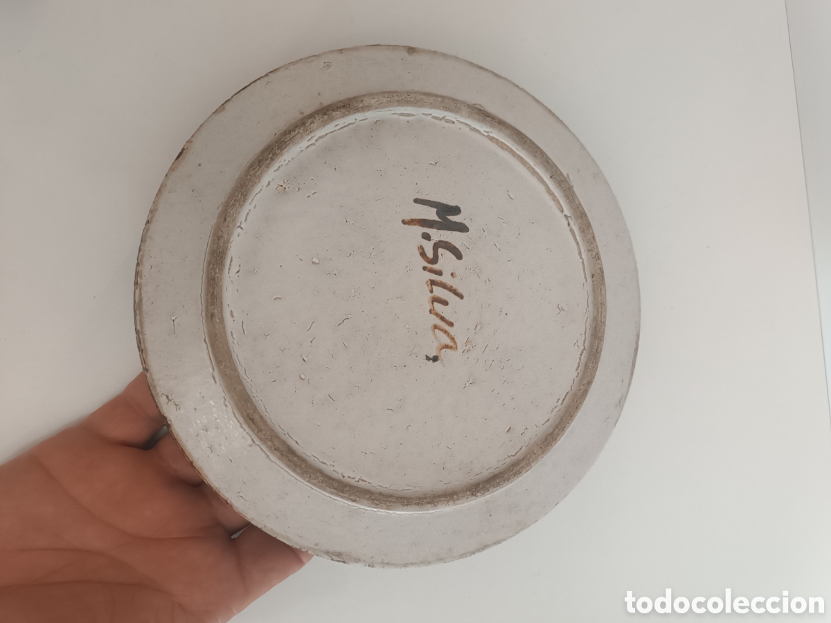 Antig&uuml;edades: Cuenco, plato cer&aacute;mica M. Silva - Foto 1