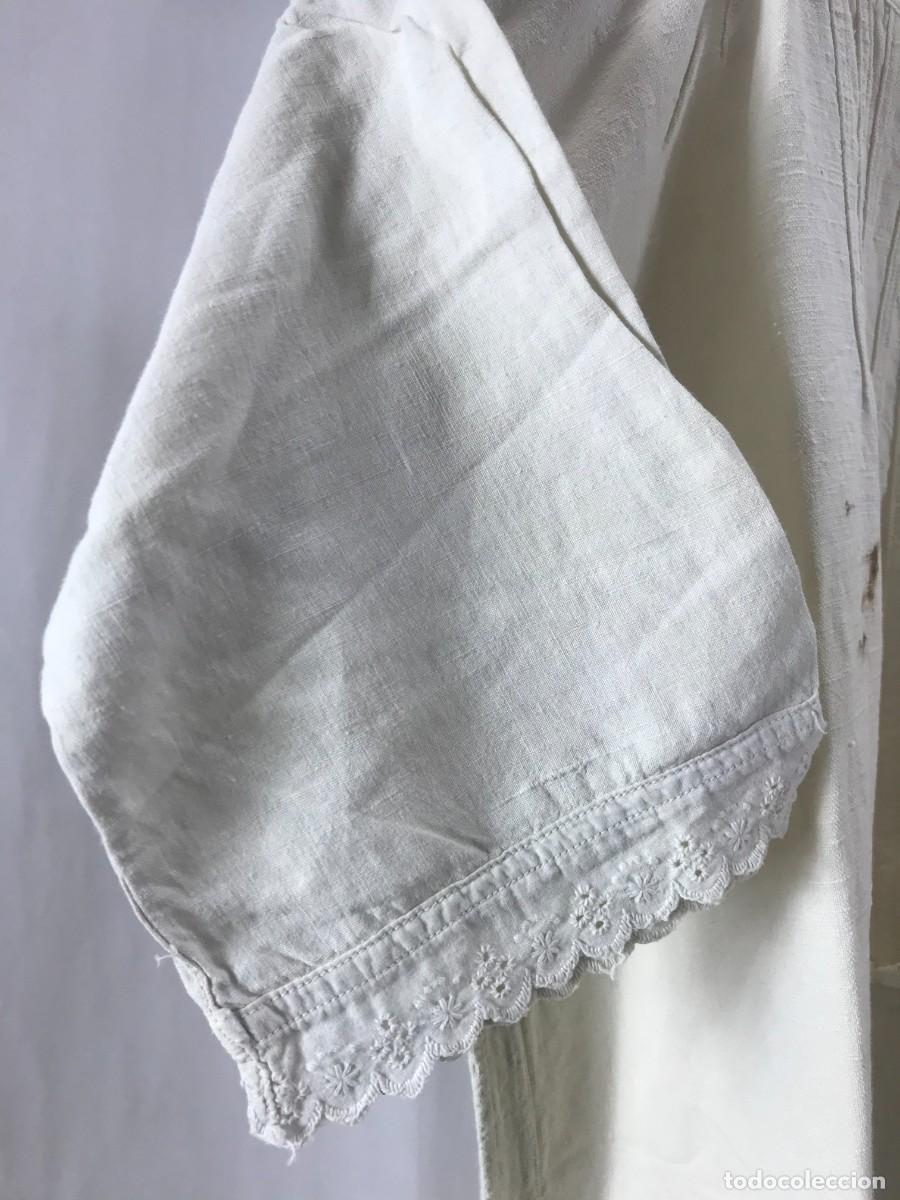 Antig&uuml;edades: ANTIGUA CAMISA DE LINO - Foto 3
