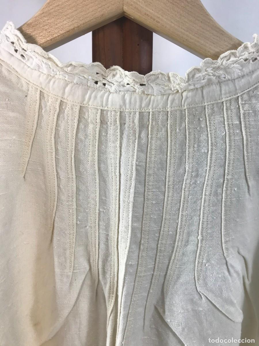 Antig&uuml;edades: ANTIGUA CAMISA DE LINO - Foto 4