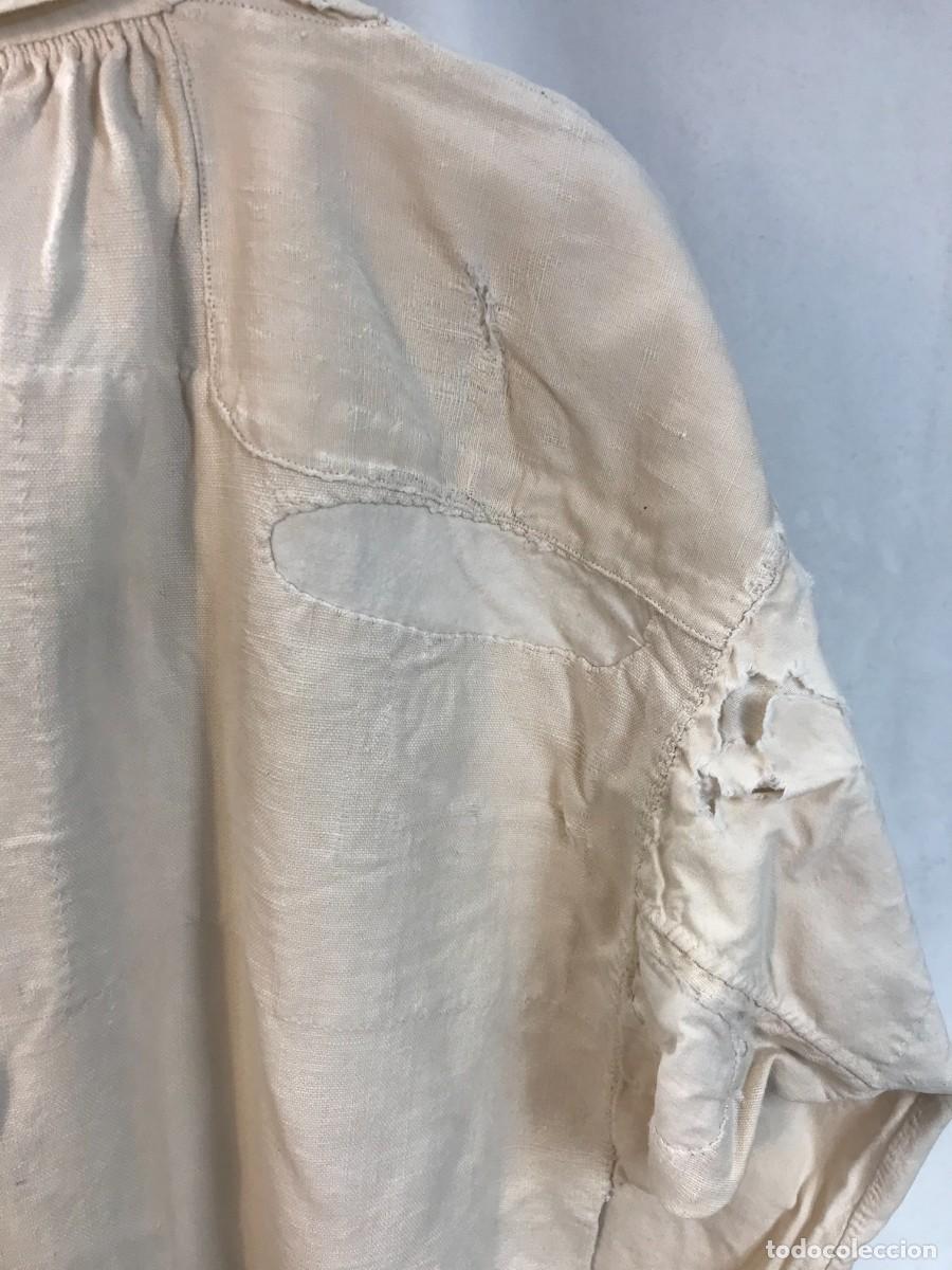 Antig&uuml;edades: ANTIGUA CAMISA DE LINO - Foto 6