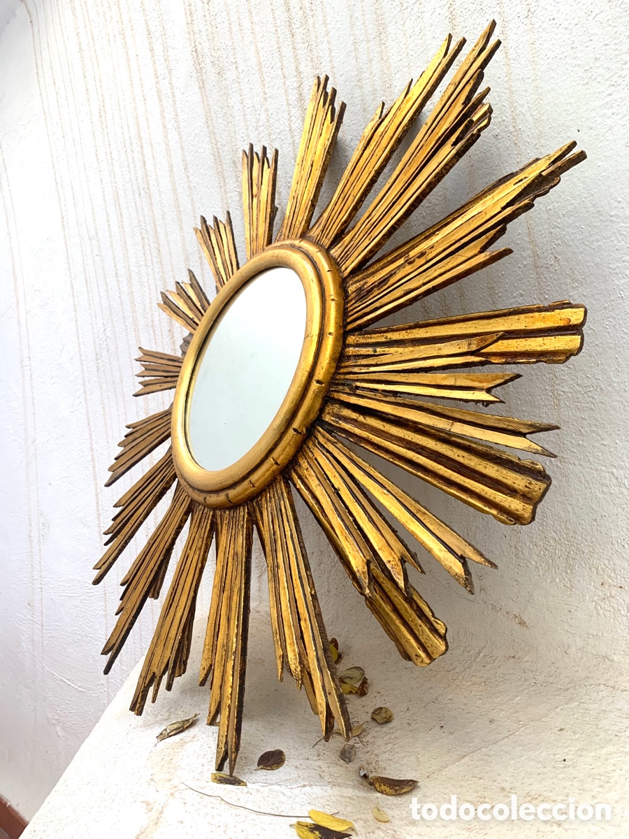 Antig&uuml;edades: ESPEJO SOL MADERA - Foto 16