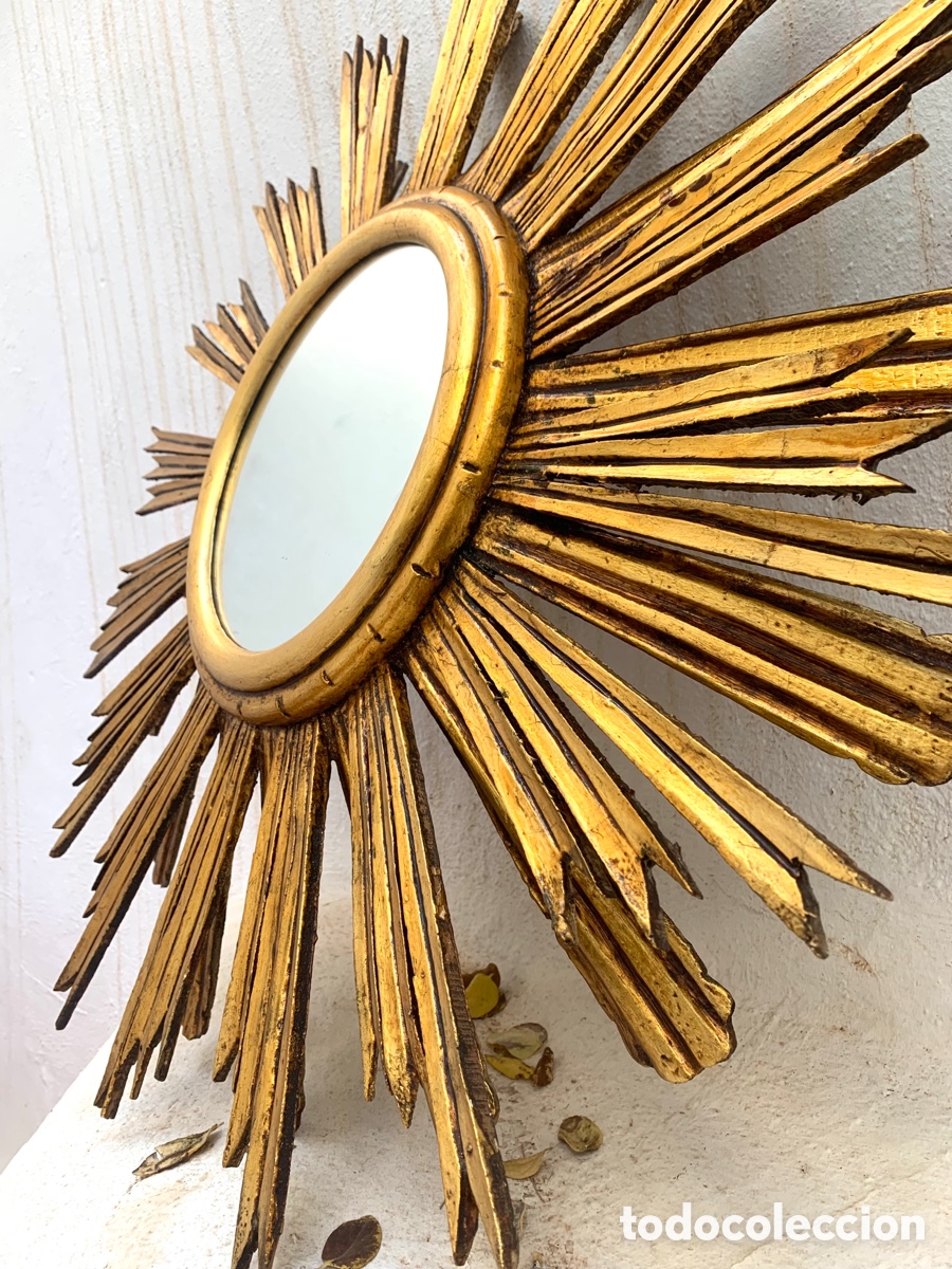 Antig&uuml;edades: ESPEJO SOL MADERA - Foto 17