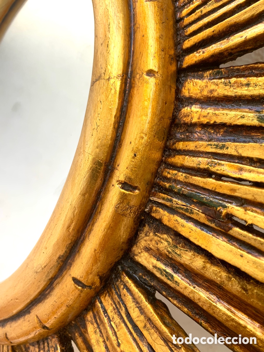 Antig&uuml;edades: ESPEJO SOL MADERA - Foto 19