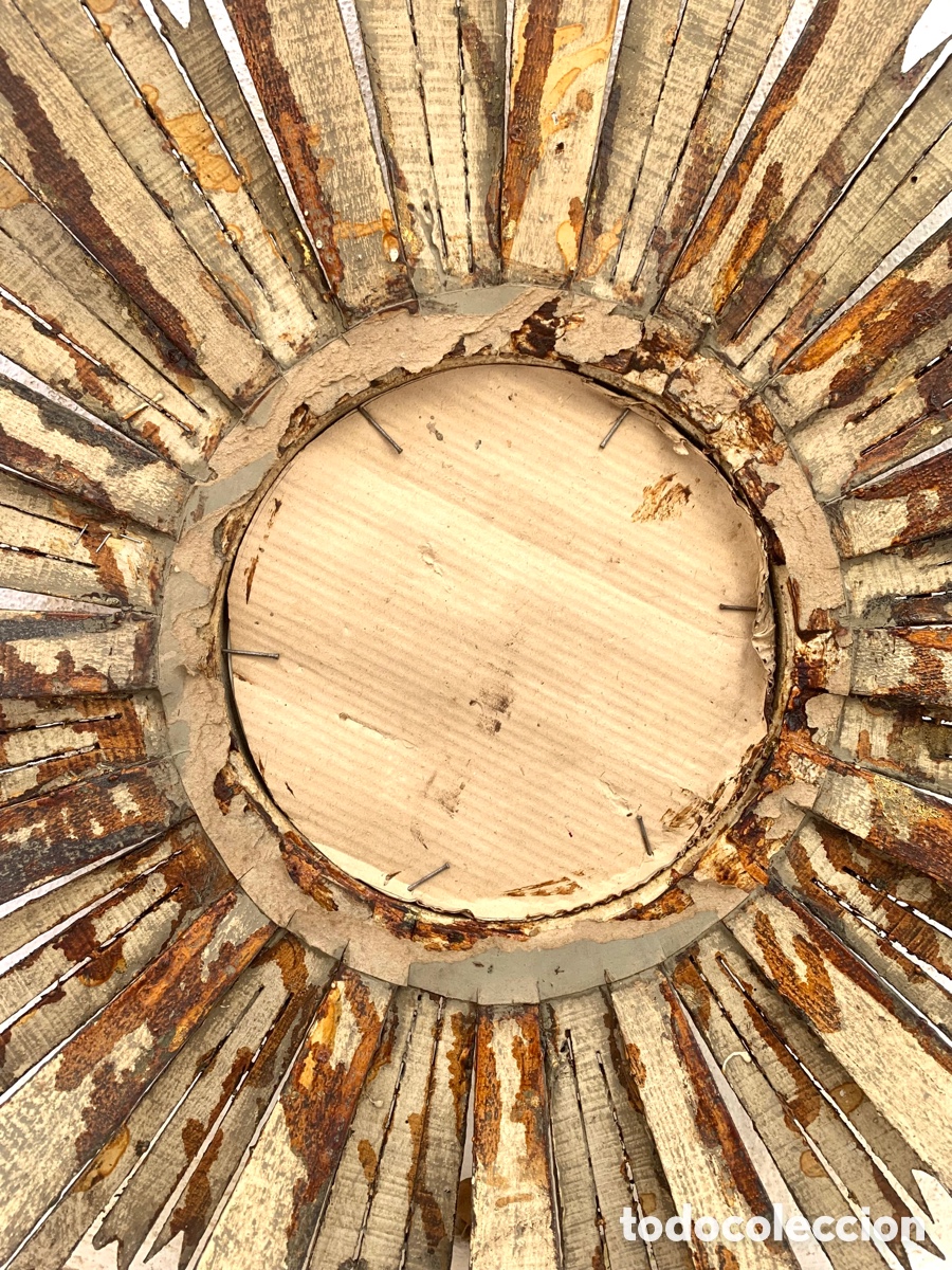 Antig&uuml;edades: ESPEJO SOL MADERA - Foto 21