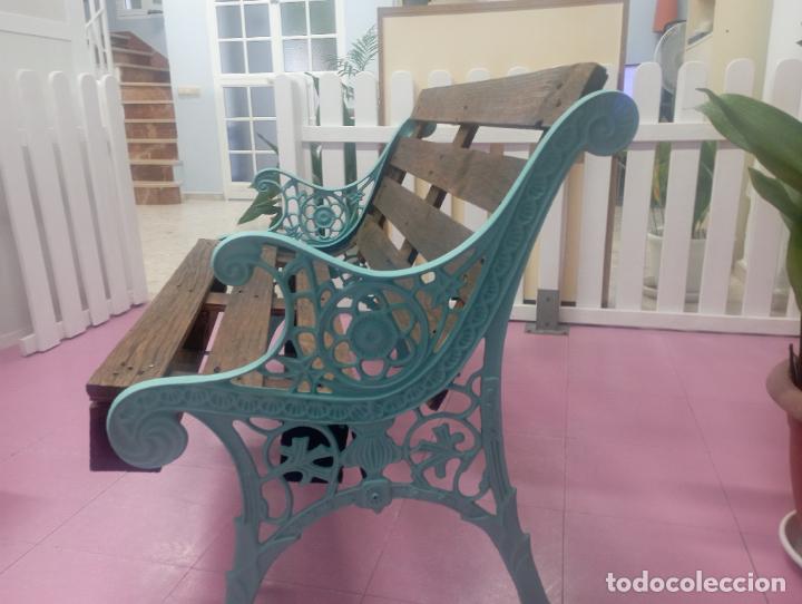 Antig&uuml;edades: Banco hierro forjado - Foto 6