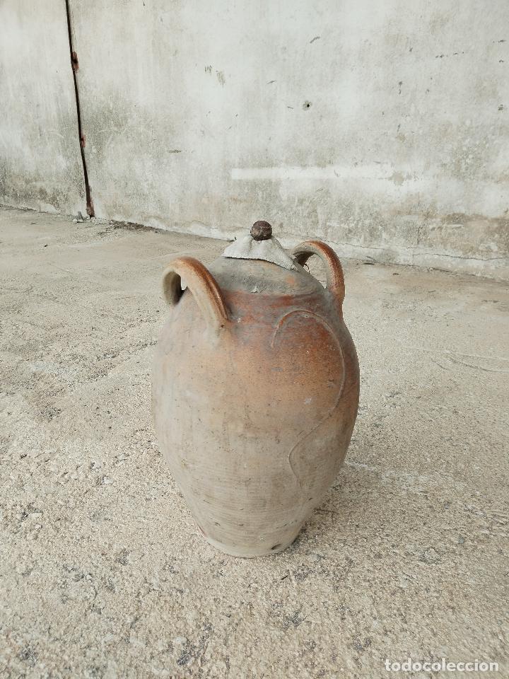 Antig&uuml;edades: botellon botija de barro - Foto 4