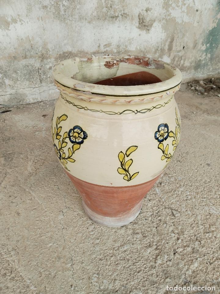 Antig&uuml;edades: macetero de ceramica - Foto 2