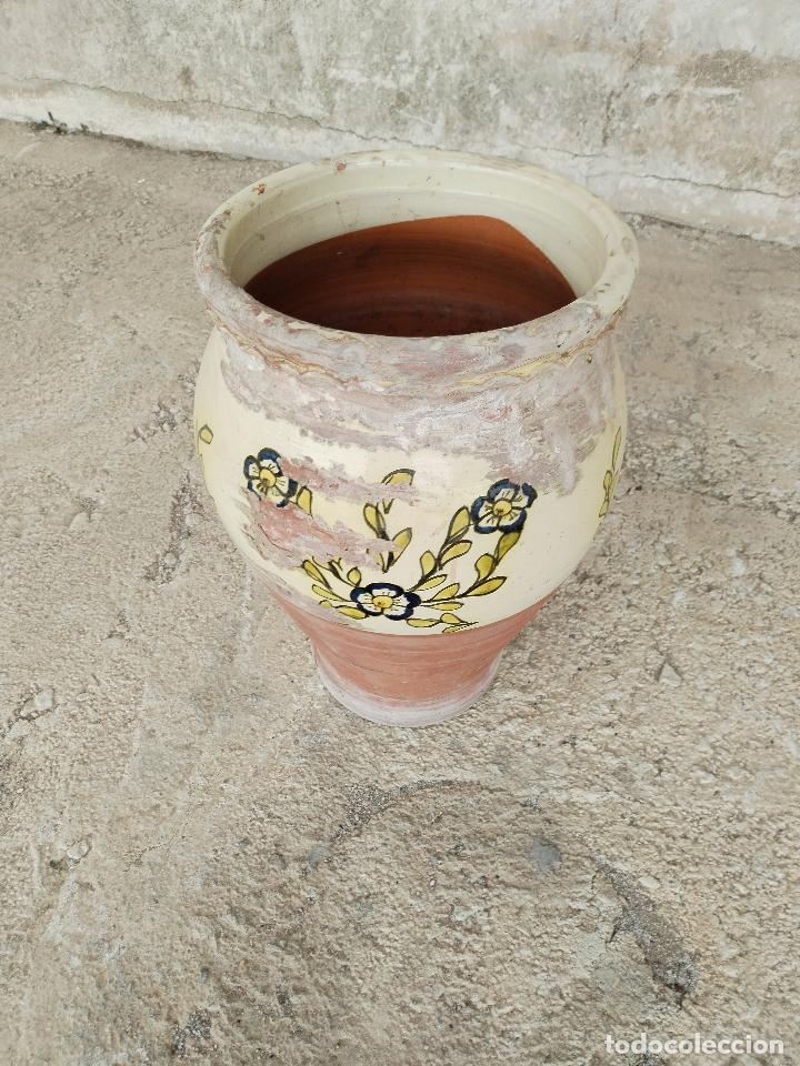 Antig&uuml;edades: macetero de ceramica - Foto 3