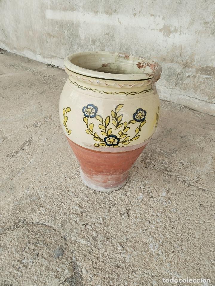 Antig&uuml;edades: macetero de ceramica - Foto 1