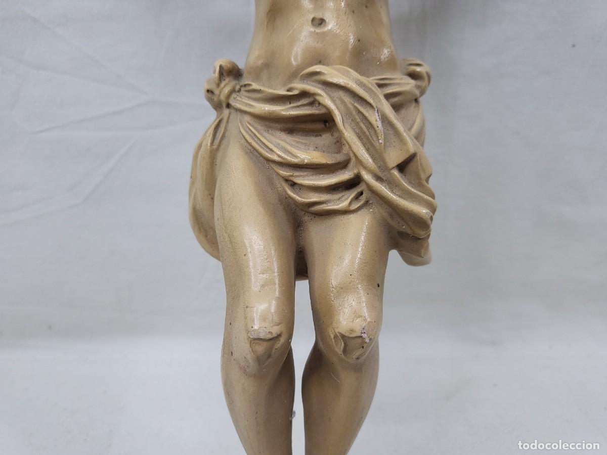 Antig&uuml;edades: CRISTO EN PASTA DE OLOT PARA RESTAURAR, 31 CM - Foto 3