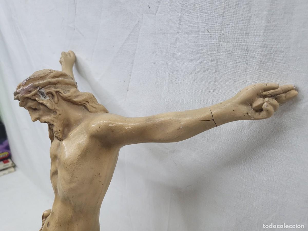 Antig&uuml;edades: CRISTO EN PASTA DE OLOT PARA RESTAURAR, 31 CM - Foto 5