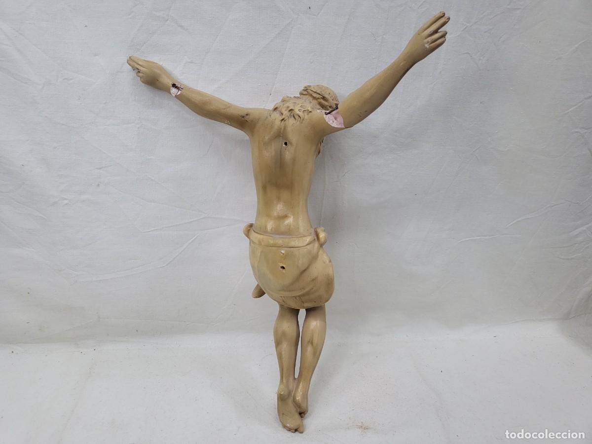 Antig&uuml;edades: CRISTO EN PASTA DE OLOT PARA RESTAURAR, 31 CM - Foto 7