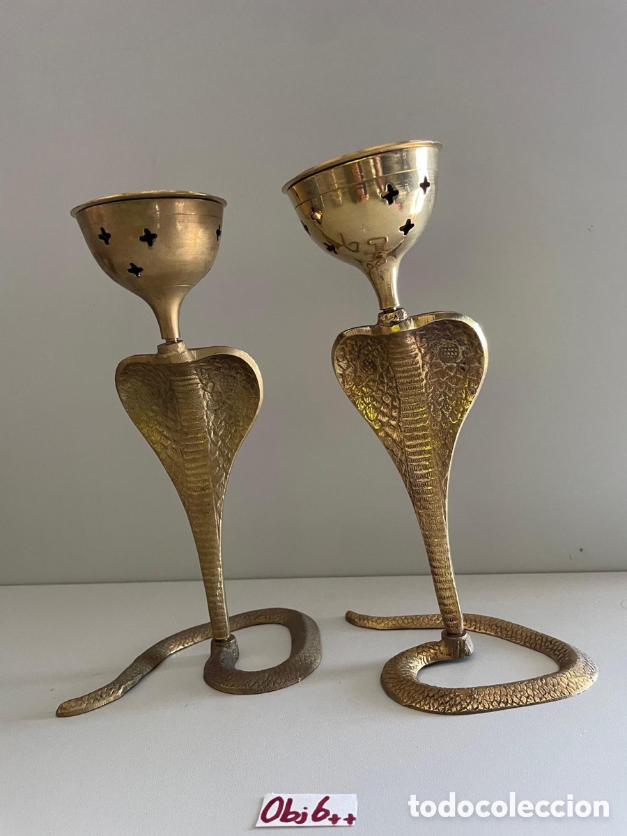 Antig&uuml;edades: Candelabros porta velas - Foto 2