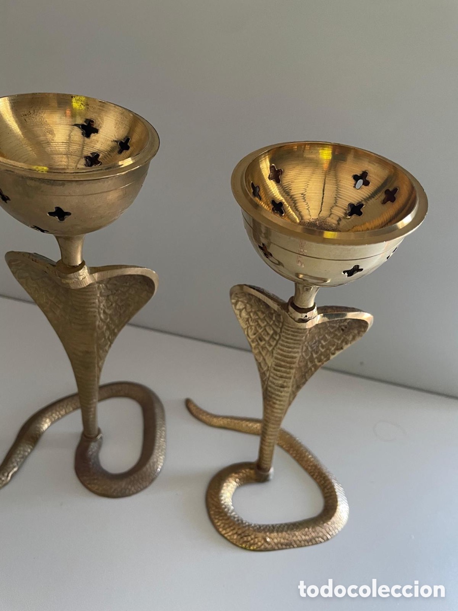 Antig&uuml;edades: Candelabros porta velas - Foto 4