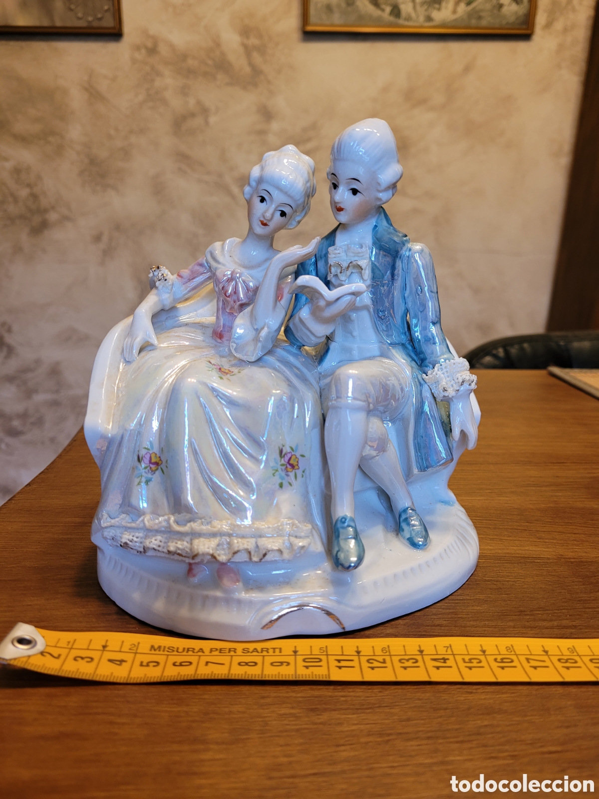 Antiquit&eacute;s: Figura cer&aacute;mica antigua