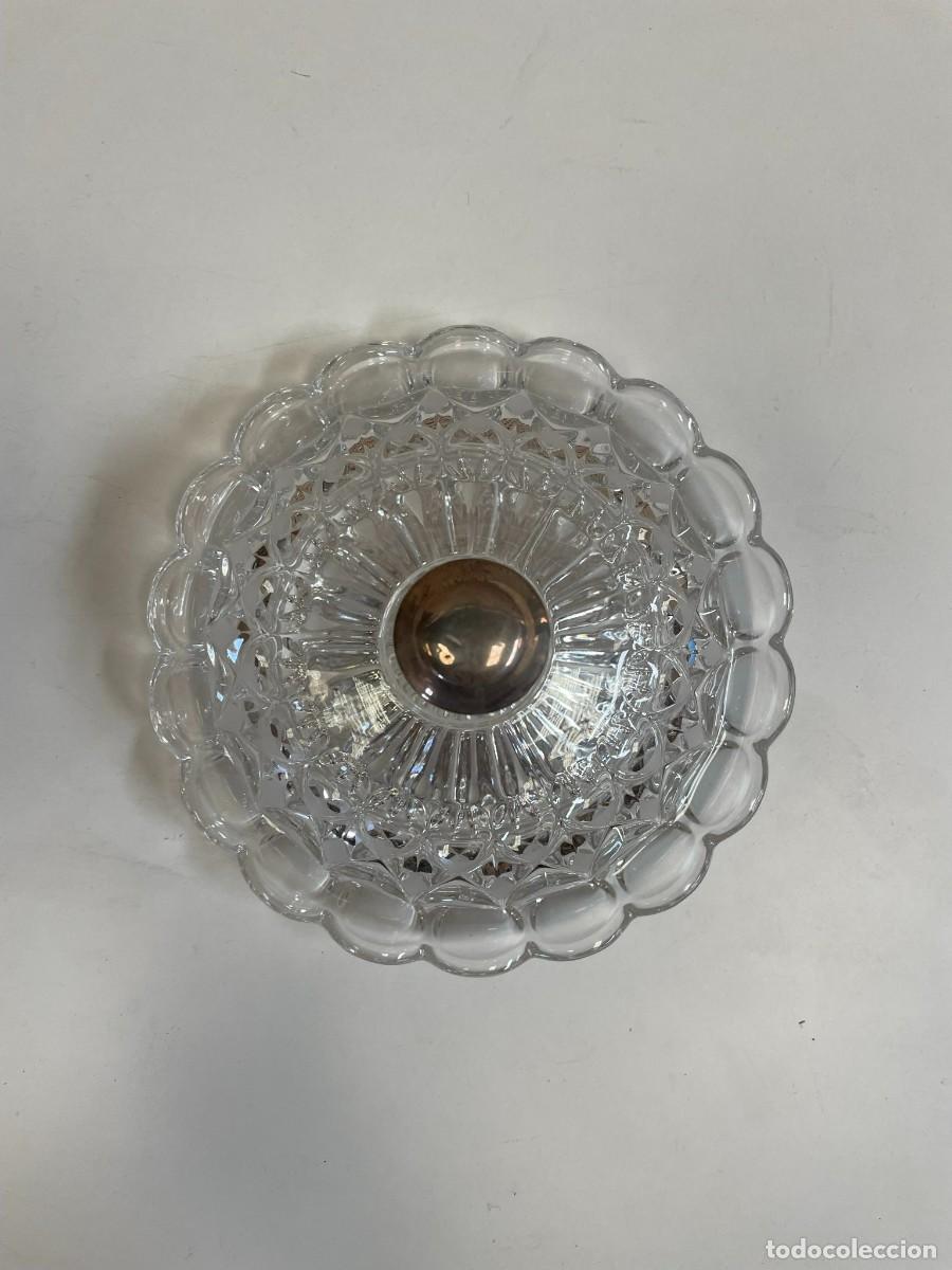 Antig&uuml;edades: QUESERA CRISTAL TALLADO Y POMO DE PLATA - Foto 2