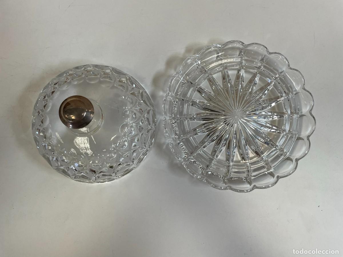 Antig&uuml;edades: QUESERA CRISTAL TALLADO Y POMO DE PLATA - Foto 4
